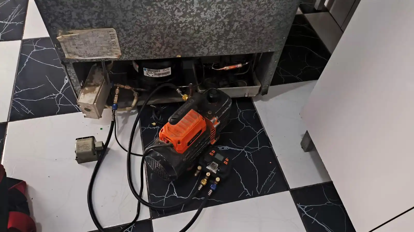 Câmara fria instalada em restaurante